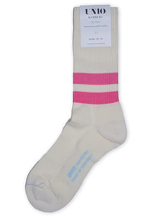  Socken TENNIS - ecru / pink