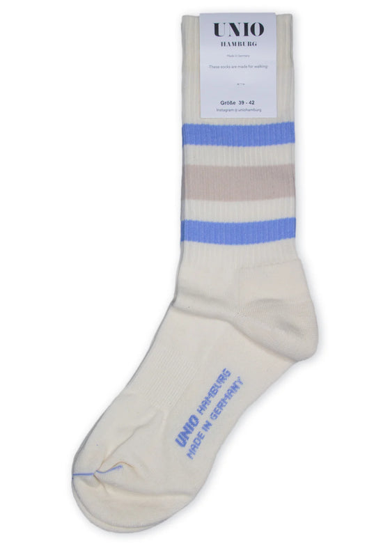 Socken TORONTO - ecru / pastel blue / toast