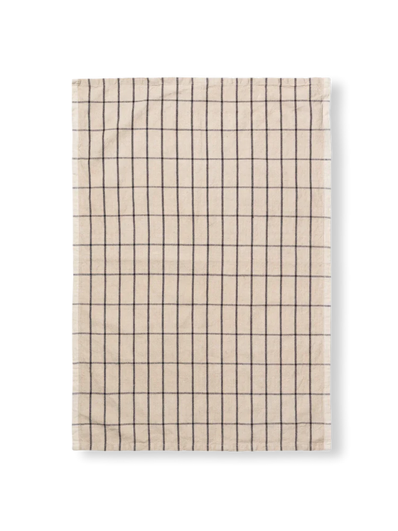 Geschirrtuch - Hale Tea Towel Sand/Black