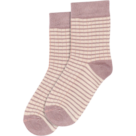 Socken - Thin Stripe - Rose