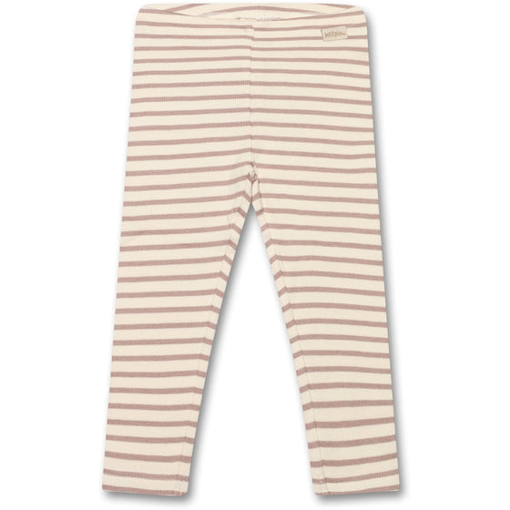 Leggings Modal gestreift - Rose Fawn