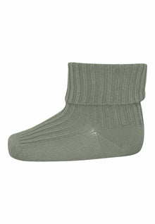  Rib Socken aus Wolle - Lily Pad