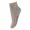 Anti-Rutsch-Socken - Light Brown Melange