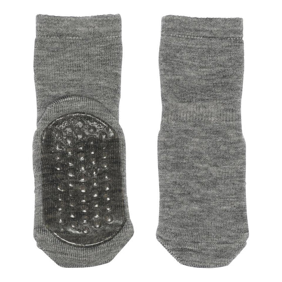 Anti-Rutsch-Socken - Grey Melange