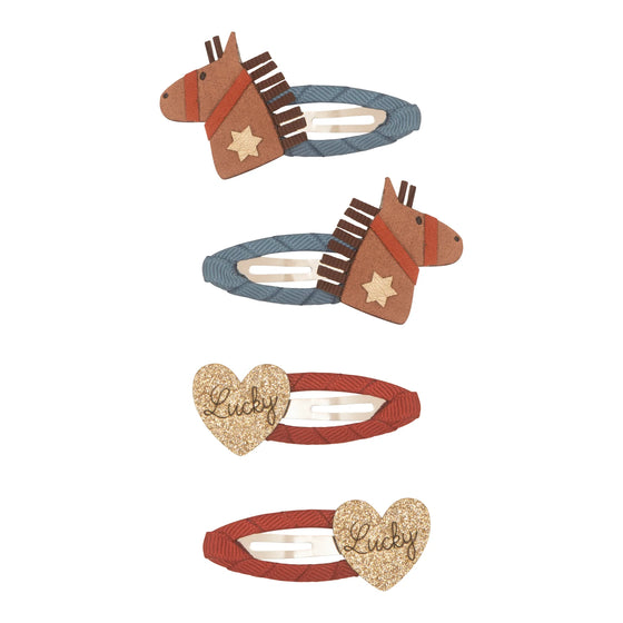 Haarspangen LUCKY HORSE CLIP SET