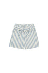 Leinenshorts 'blue stripes' mit Gürtel - blue stripes