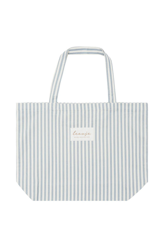 STOFFBEUTEL 'BLUE STRIPES' GROSS