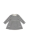 Sweatkleid - navy stripes