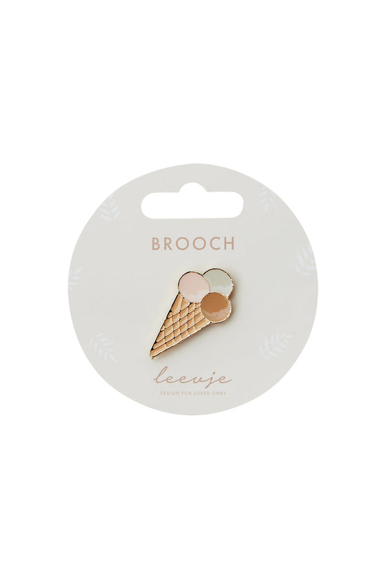 Brosche "Ice cream"