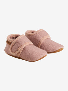  Baby Slipper/Hausschuhe aus Wolle - Bark