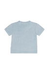 Frottee Shirt 'ocean child' - clear blue