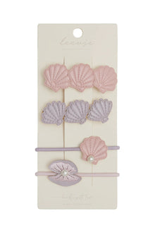  HAARSPANGEN FRENCH HAIRCLIPS - SEASHELL MIX