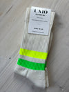 Socken "Tennis neon"