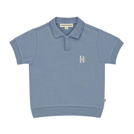 Relaxed Polo - Stone Blue