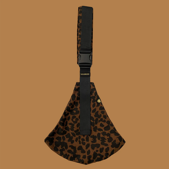 Kindertrage Leopard Braun