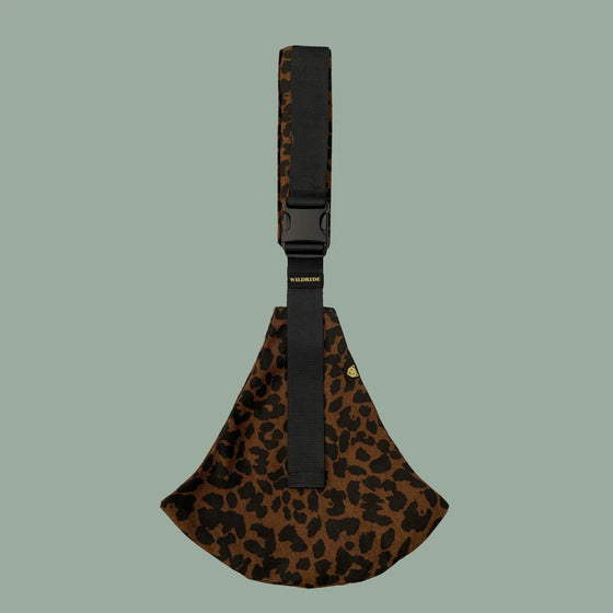 Kindertrage Leopard Braun