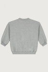 Baby Dropped-Shoulder-Pulli  - Grey Melange