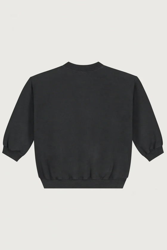 Baby Dropped-Shoulder-Pulli  - Nearly Black