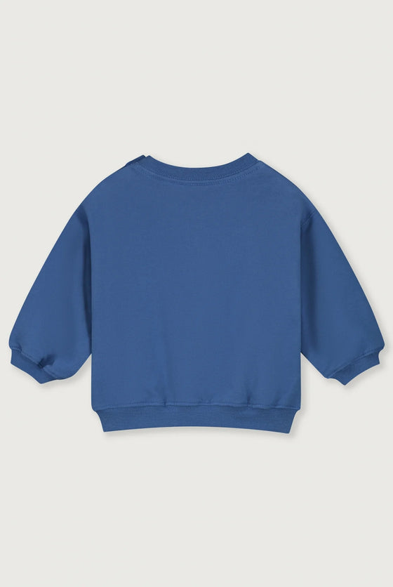 Baby Drop-Shoulder-Pulli - Blue Moon