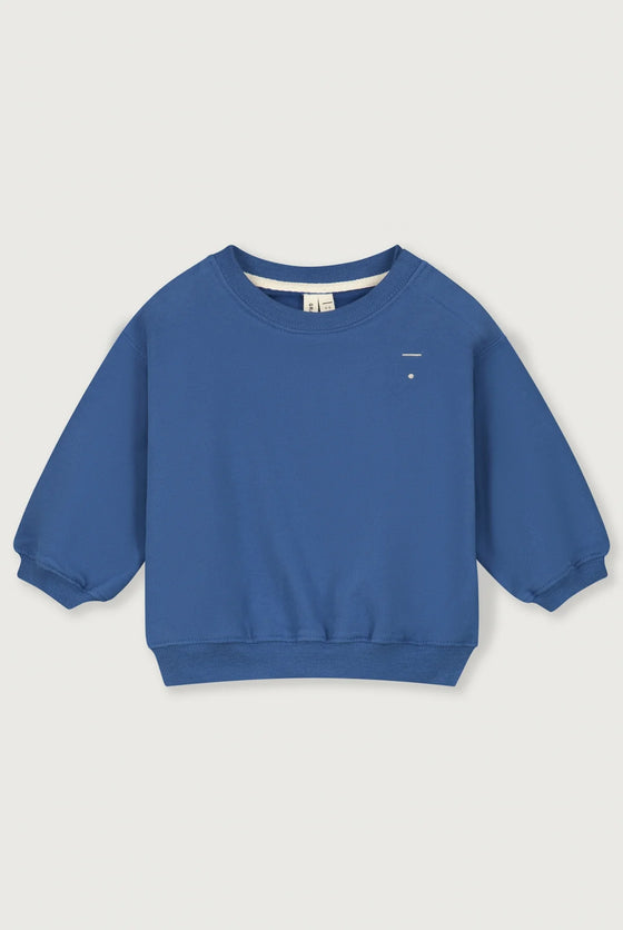 Baby Drop-Shoulder-Pulli - Blue Moon