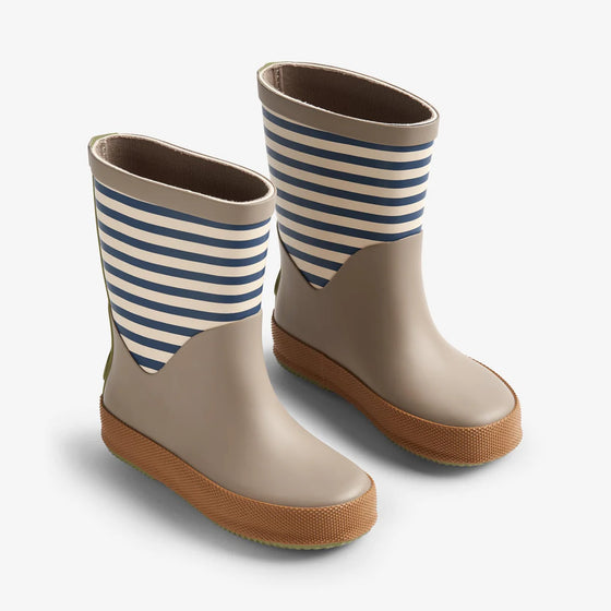 Gummistiefel Juno - blue stripe