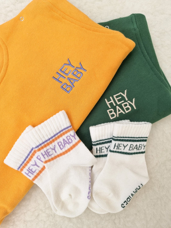 HEY BABY Sweatshirt orange