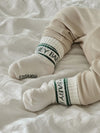 HEY BABY Socken - Green/Milk