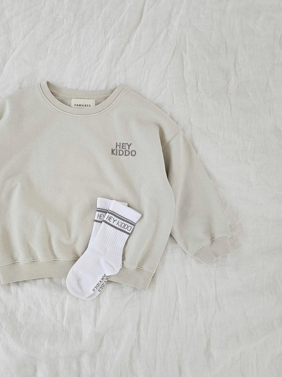 HEY KIDDO Sweatshirt beige