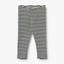  Jersey Leggings Jules - navy rib stripe