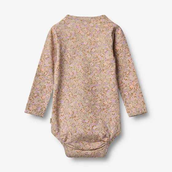 Body L/S Liv - lilac flower meadow