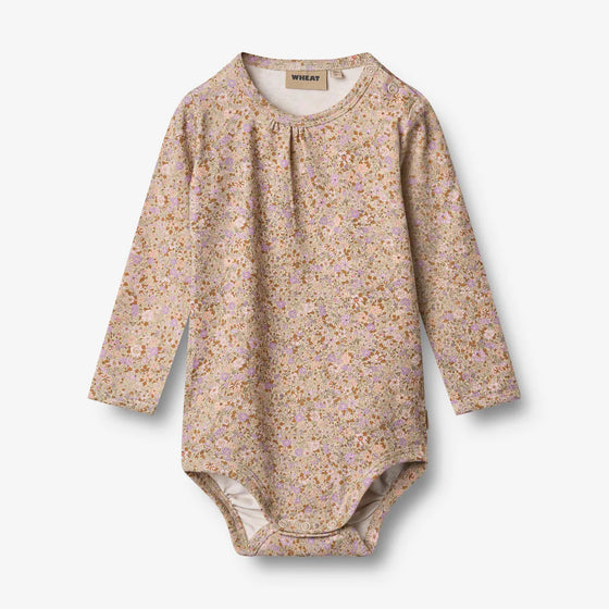 Body L/S Liv - lilac flower meadow