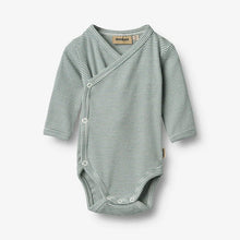  Body Wraparound L/S Pil - stormy sea stripe
