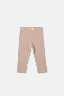  Legging - Soft feel rib -Beige