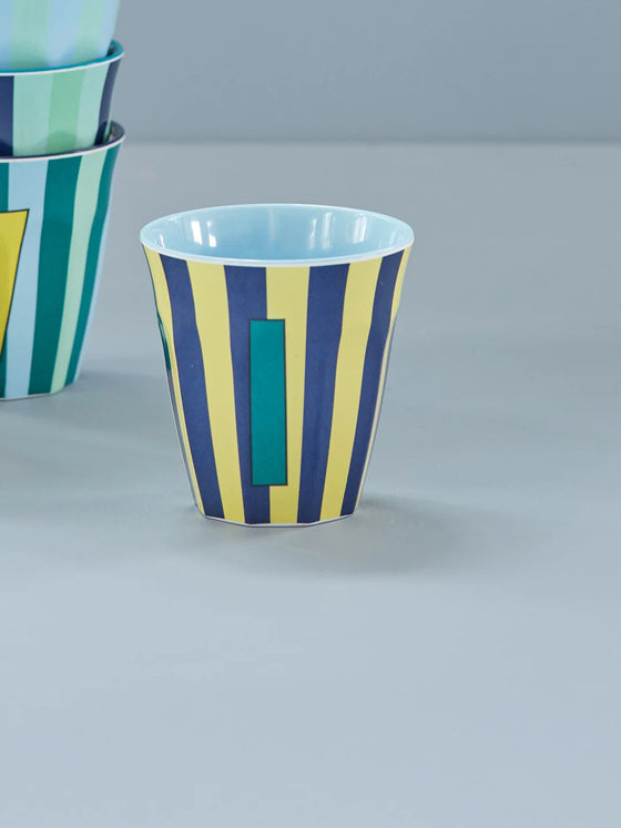 Medium Becher - Mehrfarbig - I - Stripes