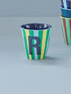 Medium Becher - Mehrfarbig - R - Stripes