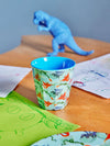 Medium Becher - Blau - Dragon Print