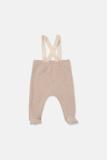  Babyhose mit Trägern MAGGIE - Soft feel knit beige