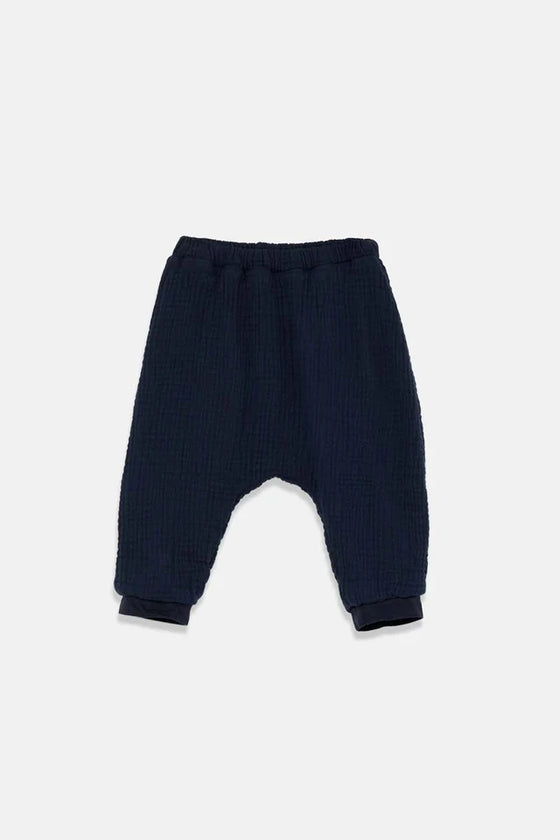 Babyhose Musselin MARIO - Navy