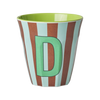 Medium Becher - Mehrfarbig - D - Stripes