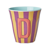 Medium Becher - Mehrfarbig - D - Stripes