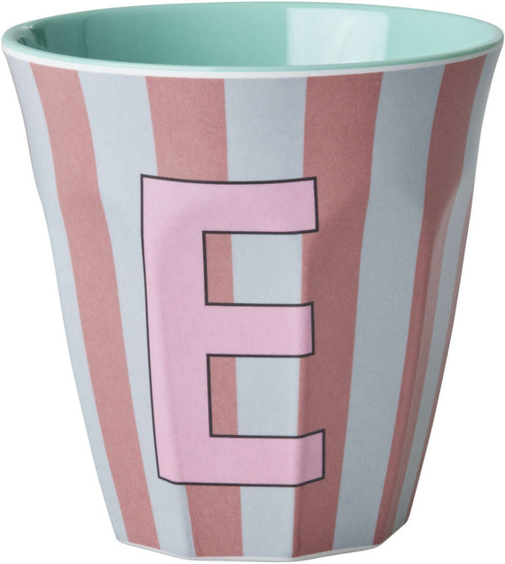 Medium Becher - Mehrfarbig - E - Stripes