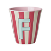 Medium Becher - Pink - F - Stripes