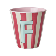  Medium Becher - Pink - F - Stripes