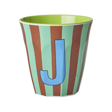  Medium Becher - Mint - J - Stripes