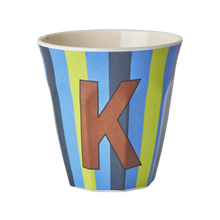  Medium Becher - Blau - K - Stripes