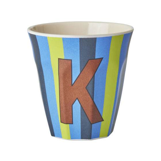 Medium Becher - Blau - K - Stripes