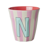 Medium Becher - Hellrosa - N- Stripes