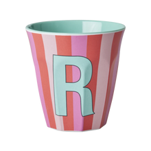  Medium Becher - Pink - R - Stripes