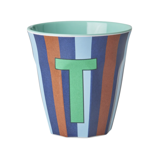 Medium Becher - Blau - T - Stripes