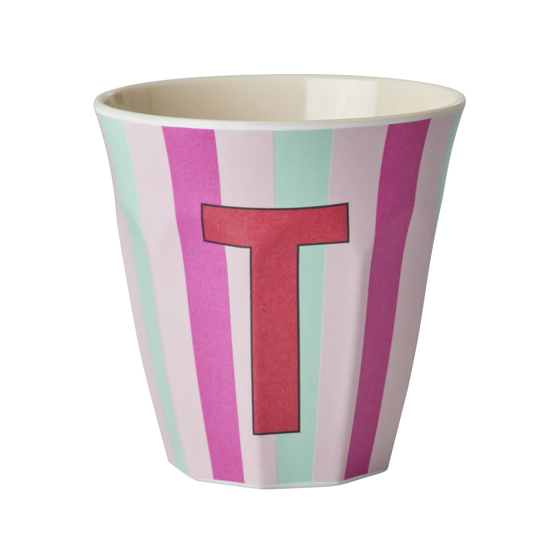 Medium Becher - Pink - T - Stripes